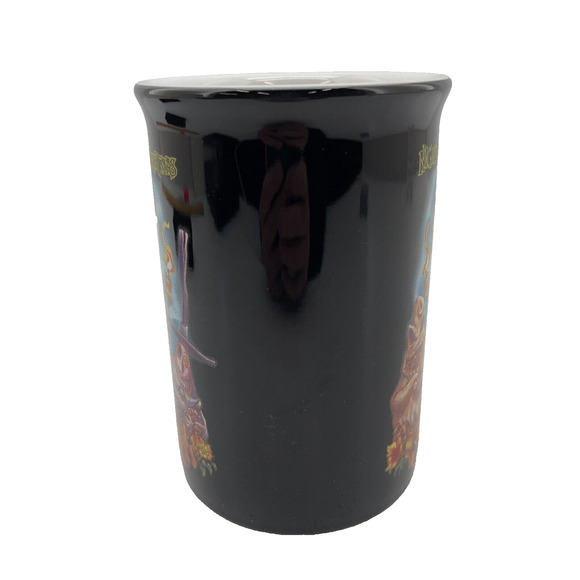 Disney Store Tim Burton's The Nightmare Before Christmas Black Coffee Mug 5.25" - Picture 5 of 9